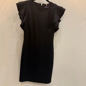 Tommy Hilfiger Black Ruffle Dress